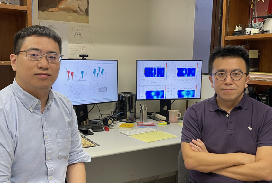 Dr Chengkang Zhou (left) and Professor Zi Yang Meng (right) from the Department of Physics at The University of Hong Kong.