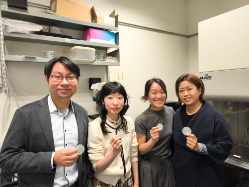 Figure 2. The research team at the School of Biological Sciences. From the left: Professor Chaogu ZHENG, Dr Emily Hok Ning TSUI, Dr Charmaine Yan Yu WONG and Professor Karen Wing Yee YUEN. 