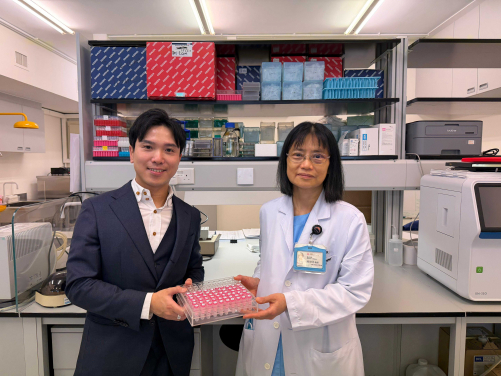 港大醫學院發現廣泛應用於治療骨質疏鬆症的藥物「含氮雙膦酸鹽」，或有助骨質疏鬆症或脆性骨折的老年患者降低罹患阿茲海默症及相關認知障礙症的風險。研究團隊包括（左起）張正龍教授及陳俊明教授。